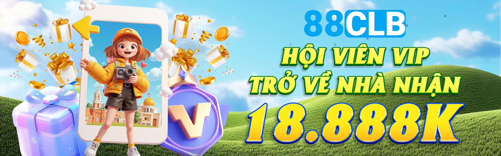 ưu đãi khủng cho hội viên vip từ nhà cái 88CLB